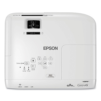 Epson PowerLite X49 3LCD XGA Classroom Projector, 3,600 lm, 1024 x 768 Pixels, 1.2x Zoom (V11H982020)