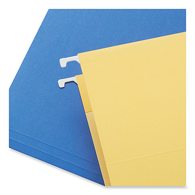 Universal Deluxe Bright Color Hanging File Folders, Legal Size, 1/5-Cut Tabs, Bright Green, 25/Box (UNV14217)