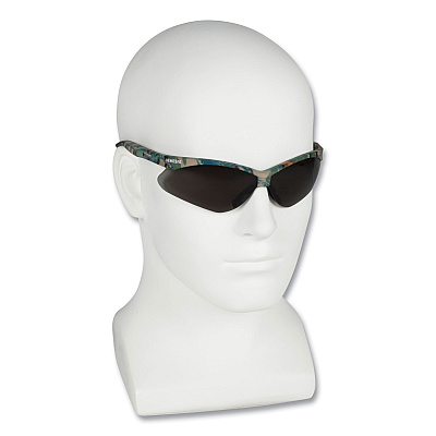 KleenGuard V30 NEMESIS Safety Eyewear, Plastic Camo Frame, Smoke Polycarbonate Lens, 12/Box (KCC22609BX)