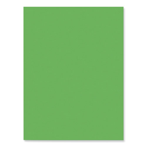 Prang SunWorks Construction Paper, 50 lb Text Weight, 9 x 12, Bright Green, 50/Pack (9603)
