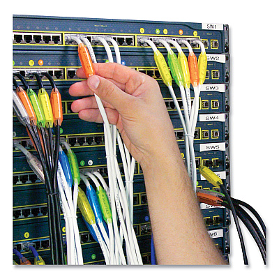 Dotz Cord ID PRO, (12) Cable Identifiers, (12) Device Stickers, (12) Customizable Inserts (LEE21209)