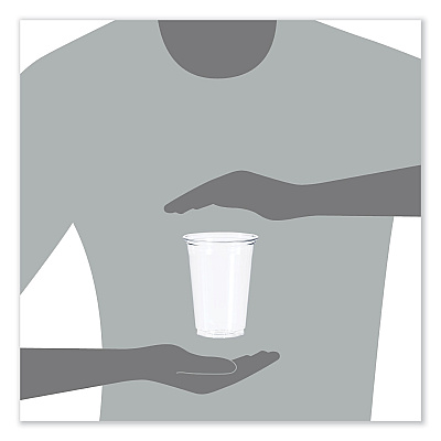 Solo Ultra Clear Cups, 16 oz, PET, 50/Bag, 20 Bags/Carton (DCCTR16)