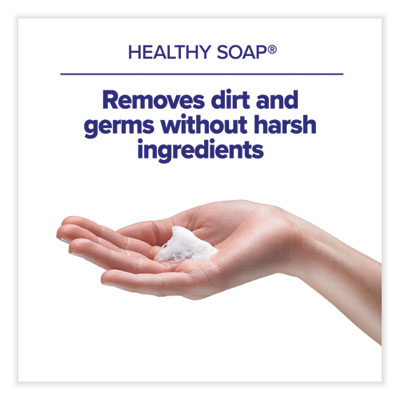 PURELL CLEAN RELEASE Technology HEALTHY SOAP Naturally Clean Foam Refill, For ES6 Dispensers, Fragrance-Free, 1,200 mL, 2/Carton (GOJ647002CT)