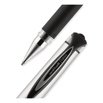 uniball 207 Impact Gel Stick Pen Refills, Bold 1 mm Conical Tip, Black Ink, 2/Pack (UBC65808)
