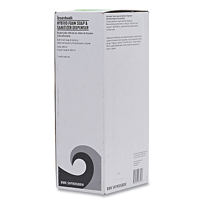 Boardwalk Bulk Fill Foam Soap Dispenser with Key Lock, 900 mL, 5.25 x 4 x 12, Black Pearl (BWKSHF900SBBW)