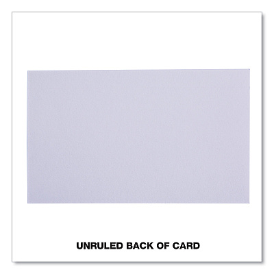 Universal Ruled Index Cards, 3 x 5, White, 100/Pack (UNV47210)