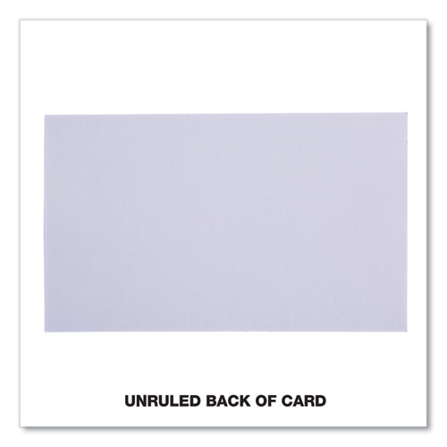 Universal Ruled Index Cards, 3 x 5, White, 100/Pack (47210)