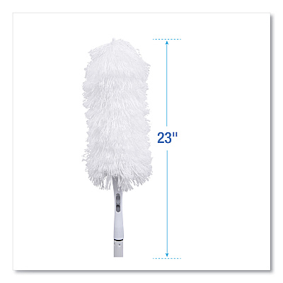 Boardwalk MicroFeather Duster, Microfiber Feathers, Washable, 23", White (BWKMICRODUSTER)