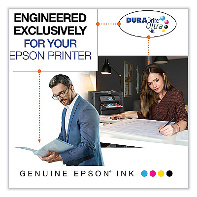 Epson T616100 DURABrite Ultra Ink, 3000 Page-Yield, Black