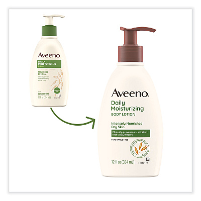 Aveeno Active Naturals Daily Moisturizing Lotion, 12 oz Pump Bottle (JOJ100360003)