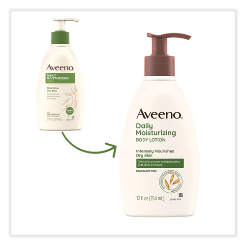 Aveeno Active Naturals Daily Moisturizing Lotion, 12 oz Pump Bottle (100360003)