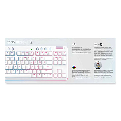Logitech G715 Wireless Gaming Keyboard, 87 Keys, White (920010453)