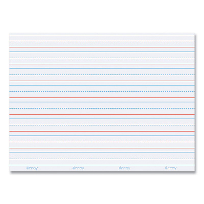 Pacon GoWrite! Dry Erase Learning Boards, 8.25 x 11, White Surface, 5/Pack (PACLB8511)