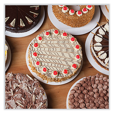 SCT Bright White Cake Circles, 6" Diameter , White, Paper, 100/Carton (SCH11203)