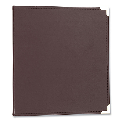 Samsill Classic Collection Ring Binder, 3 Rings, 1" Capacity, 11 x 8.5, Burgundy (SAM15134)