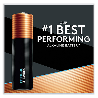 Duracell Optimum Alkaline AA Batteries, 4/Pack (DUROPT1500B4PRT)