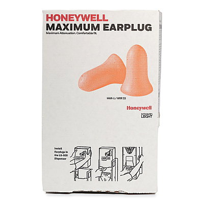 Howard Leight by Honeywell MAXIMUM Single-Use Earplugs, Cordless, 33NRR, Coral, 200 Pairs (HOWMXM1)