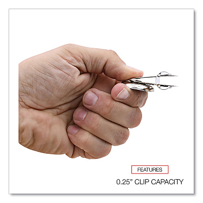 Universal Bulldog Magnetic Clips, Medium, Nickel, 12/Pack (UNV31261)