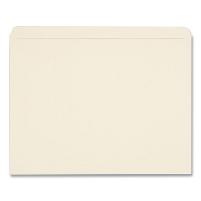 Universal Top Tab File Folders, Straight Tabs, Letter Size, 0.75" Expansion, Manila, 100/Box (UNV12110)