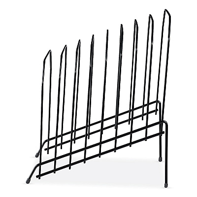 Universal Wire Tiered File Sorter, 8 Sections, Letter to Legal Size Files, 8" x 10.5" x 12.5", Black (UNV20070)