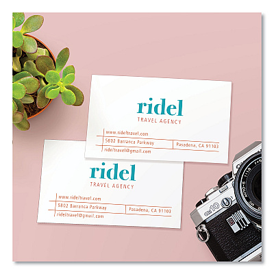 Avery Printable Microperforated Business Cards w/Sure Feed Technology, Inkjet, 2 x 3.5, White, 1,000 Cards, 10/Sheet, 100 Sheets/Bx (AVE8471)