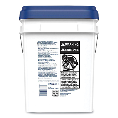 Boardwalk Laundry Detergent Powder, Low Foam, Crisp Clean Scent, 18 lb Pail (BWK340LP)