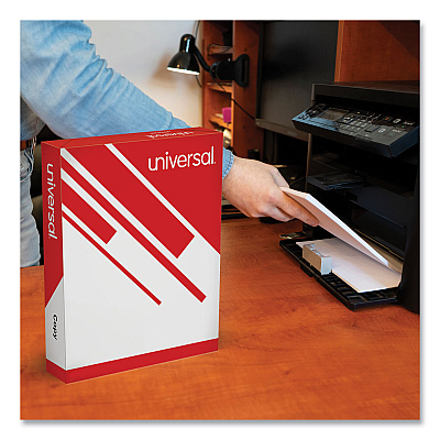Universal Legal Size Copy Paper, 92 Bright, 20 lb Bond Weight, 8.5 x 14, White, 500 Sheets/Ream, 10 Reams/Carton (UNV24200)