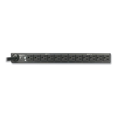 Tripp Lite Single-Phase Basic PDU, 24 Outlets, 15 ft Cord, Black (PDU2430)