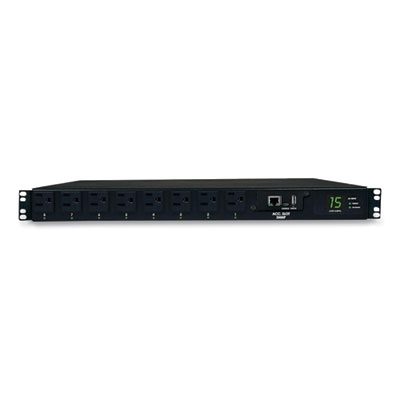 Tripp Lite Single-Phase ATS/Switched PDU with LX Platform Interface, 8 Outlets, 12 ft Cord, Black (PDUMH15ATNET)