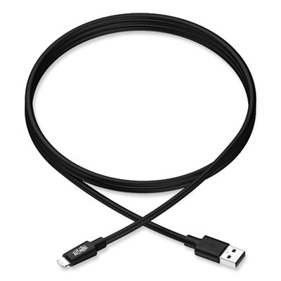 Tripp Lite Apple Lightning to USB Cable, 10 ft, Black (M100010BK)