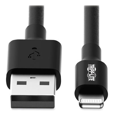 Tripp Lite Apple Lightning to USB Cable, 10 ft, Black (M100010BK)