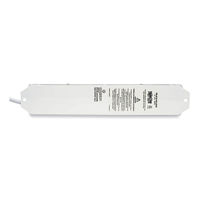 Tripp Lite Medical-Grade Power Strip for Patient-Care Vicinity, 6 Outlets, 15 ft Cord, White (TRPPS615HGOEM)