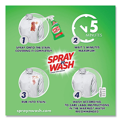 SPRAY n WASH Stain Remover, 22 oz Spray Bottle, 12/Carton (RAC00230)