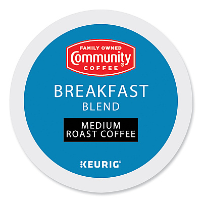 Community Coffee Breakfast Blend K-Cup, 24/Box (GMT6406CC)