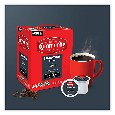 Community Coffee Signature Blend K-Cup, 24/Box (GMT6404CC)