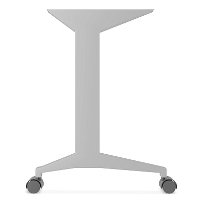 Alera Modern Teacher Series Pedestal Desk, Left-Side Pedestal: Box/Box/File, 60" x 24" x 28.75", White/Silver (ALEMSD6024WH)