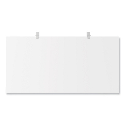Alera Modern Teacher Series Pedestal Desk, Left-Side Pedestal: Box/Box/File, 60" x 24" x 28.75", White/Silver (ALEMSD6024WH)