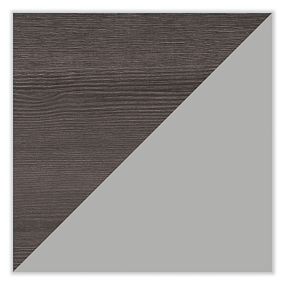 Alera Modern Teacher Series Pedestal Desk, Left-Side Pedestal: Box/Box/File, 60" x 24" x 28.75", Charcoal Woodgrain/Gray (ALEMSD6024CH)