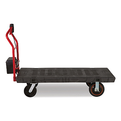 Rubbermaid Commercial Motorized Kit for 30" x 60" Platform Trucks, Large, DC Motor, 60 V Lithium-Ion Battery, 0.5 mph to 3 mph, Black/Red (RCP2173661)