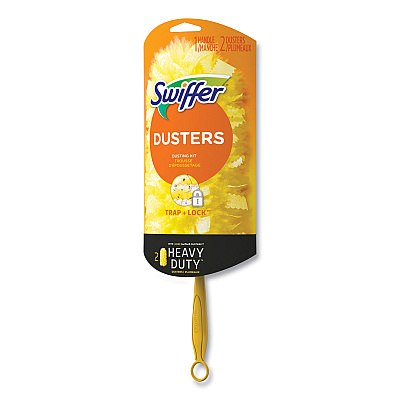 Swiffer Heavy Duty Dusters Starter Kit, 6" Handle with Two Disposable Dusters, 4 Kits/Carton (PGC08109)