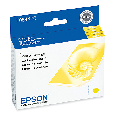 Epson T054420 (54) Ink, 400 Page-Yield, Yellow