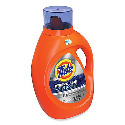 Tide Hygienic Clean Heavy 10x Duty Liquid Laundry Detergent, Original, 92 oz Bottle (PGC00166)