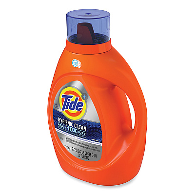Tide Hygienic Clean Heavy 10x Duty Liquid Laundry Detergent, Original, 92 oz Bottle (PGC00166)