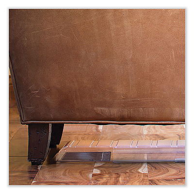 Under Furniture Air Deflector, 11 x 20 x 1.25, Clear (DEFUFAD)