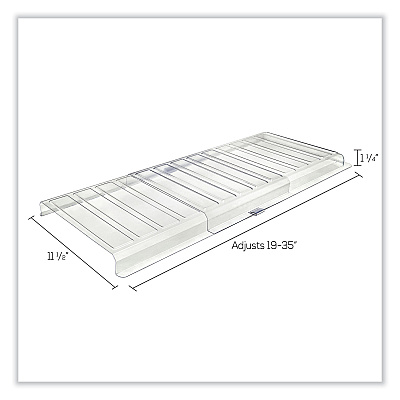 Under Furniture Air Deflector, 11 x 20 x 1.25, Clear (DEFUFAD)