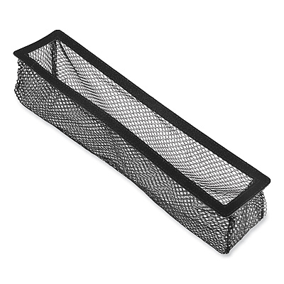 deflecto Register Nets, 4 x 12 x 0.1, Black (DEFRFN124)