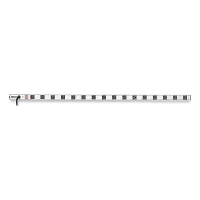Tripp Lite Vertical Power Strip, 16 Outlets, 15 ft Cord, Silver (PS4816)