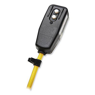 Tripp Lite Power It! Safety Power Strip with GFCI Plug, 6 Outlets, 9 ft Cord, Yellow/Black (TLM609GF)