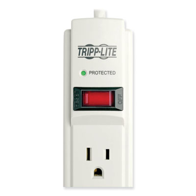 Tripp Lite Protect It! Surge Protector, 6 AC Outlets, 6 ft Cord, 790 J, Gray (TLP606TAA)