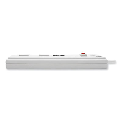 Tripp Lite Protect It! Computer Surge Protector, 8 AC Outlets, 8 ft Cord, 3,150 J, White (TRPTLP808TELTAA)